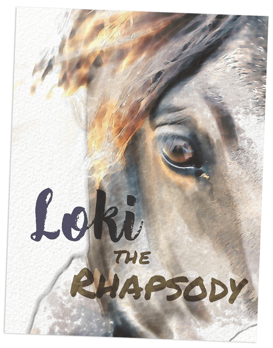 Loki Scrapbook watercolor cover page